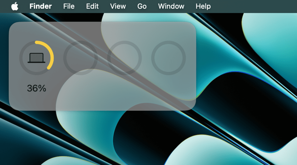 desktop widgets macOS Sonoma